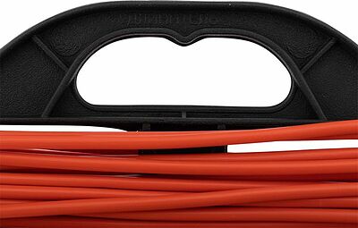 PROconnect 11-7113 Удлинитель-шнур на рамке ПВС 2х0,75, 30м, б/з, 6А, 1300Вт, IP20, оранжевый (Сделано в России) PROconnect