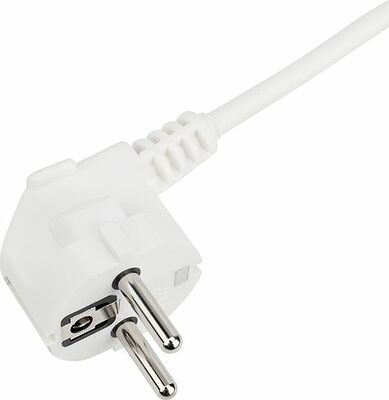 PROconnect 11-7207 Удлинитель 3 гнезда, 10м, 3х0,75мм², с/з, с кнопкой, белый PROconnect