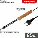 PROconnect 12-0177-4 Паяльник с деревянной ручкой, серия WOOD, 80Вт, 230В, блистер PROconnect