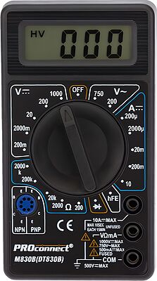 PROconnect 13-3011 Мультитестер цифровой M830B 13-3011