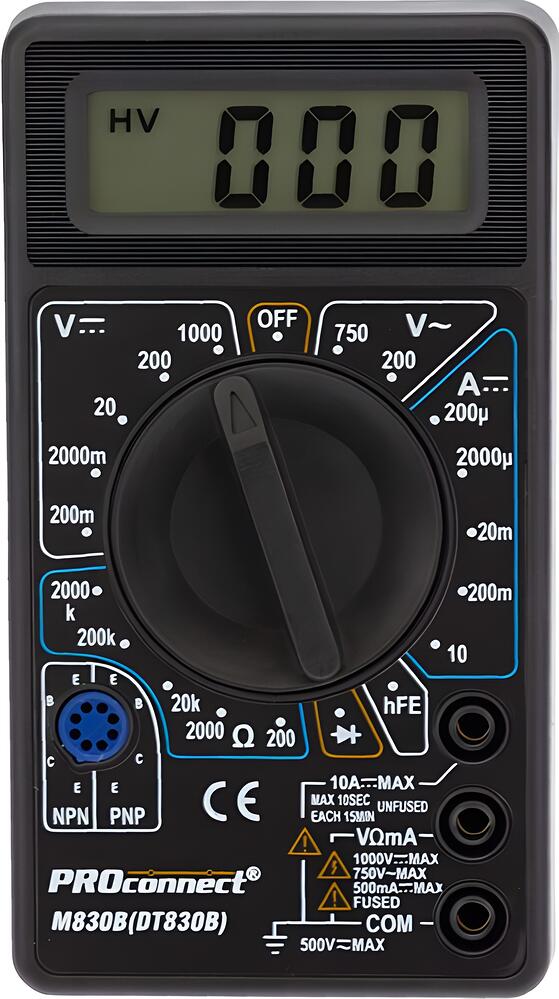 PROconnect 13-3011 Мультитестер цифровой M830B 13-3011