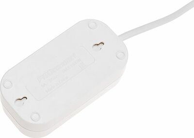 PROconnect 13-4202 Удлинитель 2 гнезда, 1,5м, 3х0,75мм², с/з, белый PROconnect