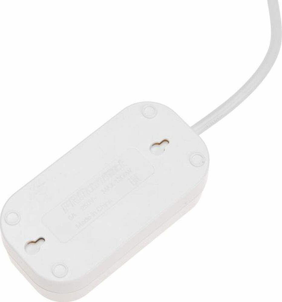 PROconnect 13-4203 Удлинитель 2 гнезда, 3м, 3х0,75мм², с/з, белый PROconnect