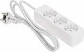 PROconnect 13-4208 Удлинитель 3 гнезда, 1,5м, 3х0,75мм², с/з, белый PROconnect