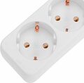 PROconnect 13-4208 Удлинитель 3 гнезда, 1,5м, 3х0,75мм², с/з, белый PROconnect