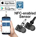 Датчик давления в шине QQr NFC TPMS Sensor 315/433 MHz Silver Metal Valve 126268 Датчик давления в шине QQr NFC TPMS Sensor 315/433 MHz Silver Metal Valve 126268