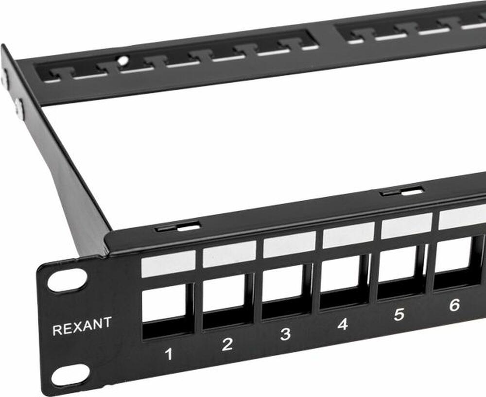 REXANT 02-0053 Панель коммутационная наборная 19 quot;, 1U, 24 порта, UTP REXANT PRO