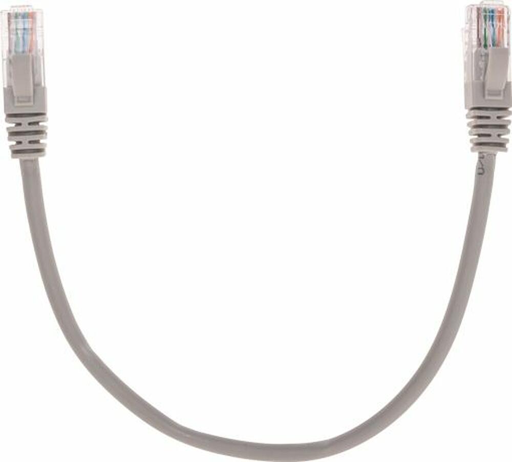 REXANT 02-0100-03 Патч-корд U/UTP, CAT 5e, RJ45-RJ45, 26AWG, LSZH, серый, 0,3м REXANT