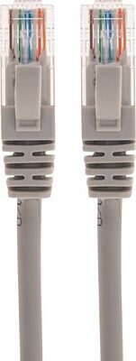 REXANT 02-0100-105 Патч-корд U/UTP CAT 5e, RJ45-RJ45, 26AWG, LSZH, серый, 1,5м REXANT