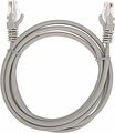 REXANT 02-0100-105 Патч-корд U/UTP CAT 5e, RJ45-RJ45, 26AWG, LSZH, серый, 1,5м REXANT