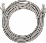 REXANT 02-0100-5 Патч-корд U/UTP, CAT 5e, RJ45-RJ45, 26AWG, LSZH, серый, 5м REXANT