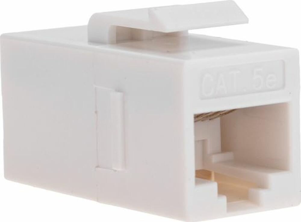 REXANT 02-0101 Адаптер проходной формата Keystone, Jack RJ-45(8P8C), UTP, CAT 5e REXANT PRO
