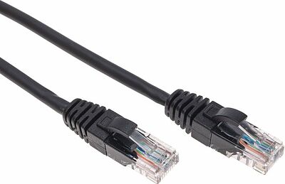REXANT 02-0102-3 Патч-корд U/UTP, CAT 5e, RJ45-RJ45, 26AWG, LSZH, черный, 3м REXANT