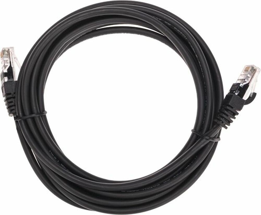 REXANT 02-0102-3 Патч-корд U/UTP, CAT 5e, RJ45-RJ45, 26AWG, LSZH, черный, 3м REXANT