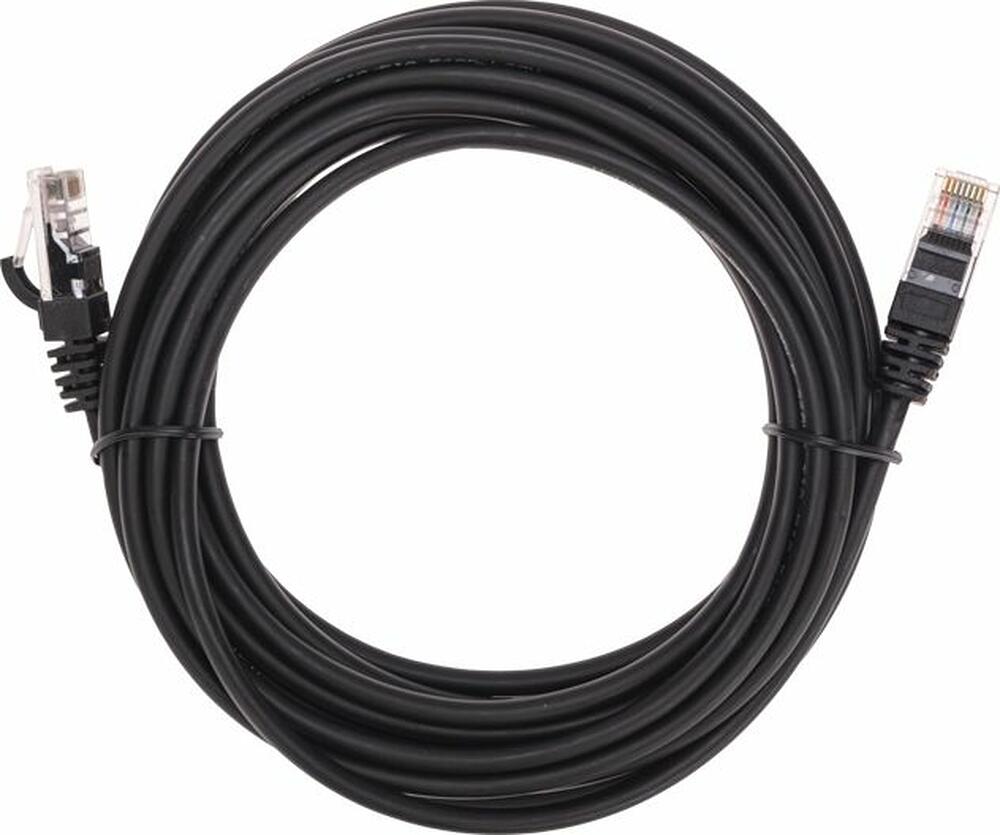 REXANT 02-0102-5 Патч-корд U/UTP, CAT 5e, RJ45-RJ45, 26AWG, LSZH, черный, 5м REXANT