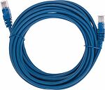 REXANT 02-0104-5 Патч-корд U/UTP, CAT 5e, RJ45-RJ45, 26AWG, LSZH, синий, 5м REXANT