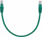 REXANT 02-0106-03 Патч-корд U/UTP, CAT 5e, RJ45-RJ45, 26AWG, LSZH, зеленый, 0,3м REXANT