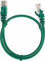 REXANT 02-0106-05 Патч-корд U/UTP, CAT 5e, RJ45-RJ45, 26AWG, LSZH, зеленый, 0,5м REXANT