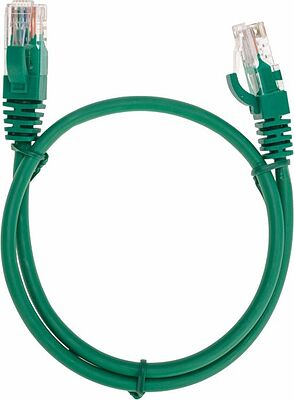 REXANT 02-0106-05 Патч-корд U/UTP, CAT 5e, RJ45-RJ45, 26AWG, LSZH, зеленый, 0,5м REXANT