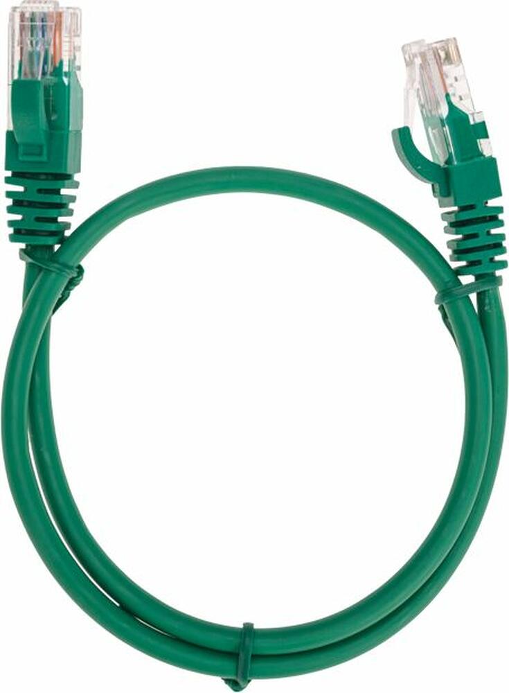 REXANT 02-0106-05 Патч-корд U/UTP, CAT 5e, RJ45-RJ45, 26AWG, LSZH, зеленый, 0,5м REXANT