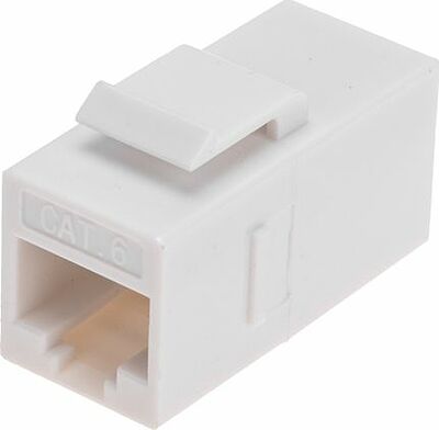 REXANT 02-0108 Адаптер проходной формата Keystone, Jack RJ-45(8P8C), UTP, CAT 6 REXANT PRO