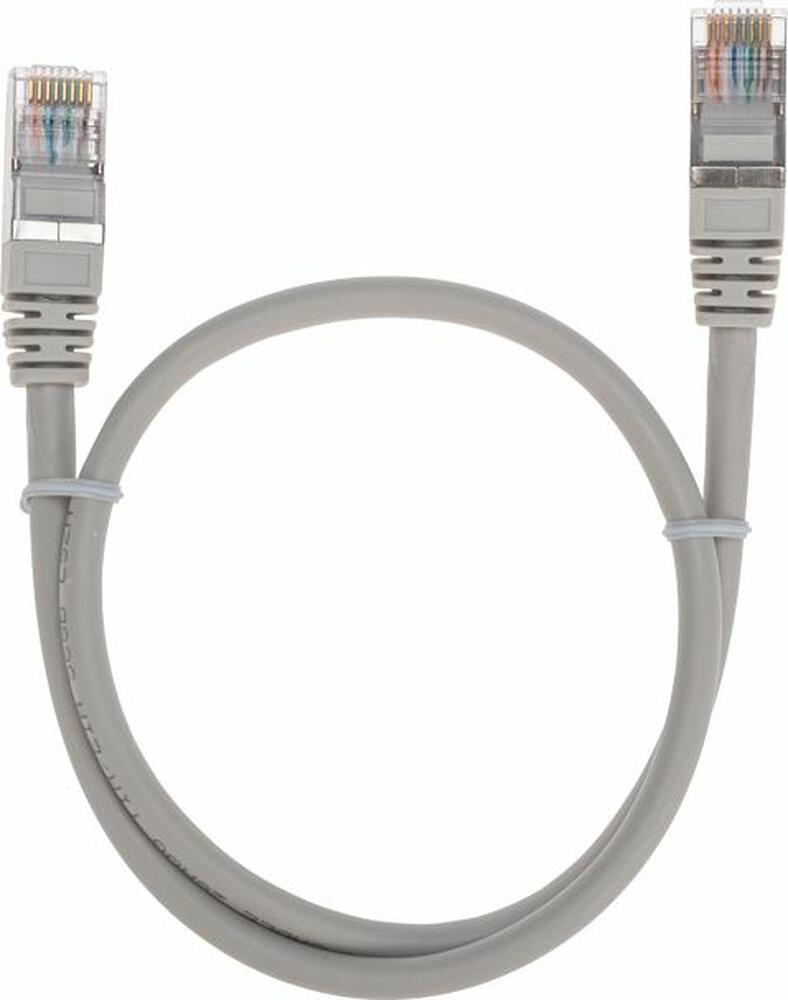 REXANT 02-0110-05 Патч-корд F/UTP, CAT 5e, RJ45-RJ45, 26AWG, LSZH, серый, 0,5м REXANT