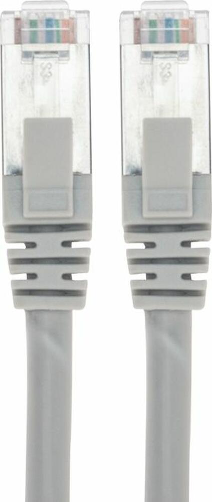 REXANT 02-0110-1 Патч-корд F/UTP, CAT 5e, RJ45-RJ45, 26AWG, LSZH, серый, 1м REXANT