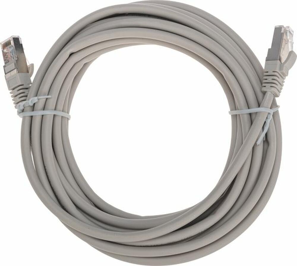 REXANT 02-0110-5 Патч-корд F/UTP, CAT 5e, RJ45-RJ45, 26AWG, LSZH, серый, 5м REXANT