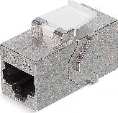 REXANT 02-0110 Адаптер проходной формата Keystone, Jack RJ-45(8P8C), FTP, CAT 6A REXANT PRO
