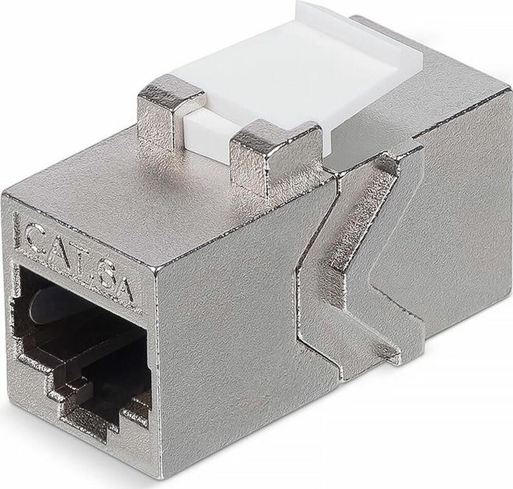 REXANT 02-0110 Адаптер проходной формата Keystone, Jack RJ-45(8P8C), FTP, CAT 6A REXANT PRO