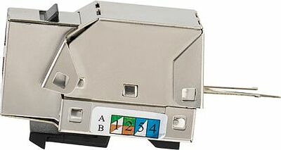 REXANT 02-0272 Модуль Keystone Jack RJ-45(8P8C), FTP экранированный, CAT 6, тип 90 градусов REXANT PRO