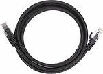REXANT 02-0292-105 Патч-корд U/UTP, CAT 6, RJ45-RJ45, 26AWG, LSZH, черный, 1,5м REXANT