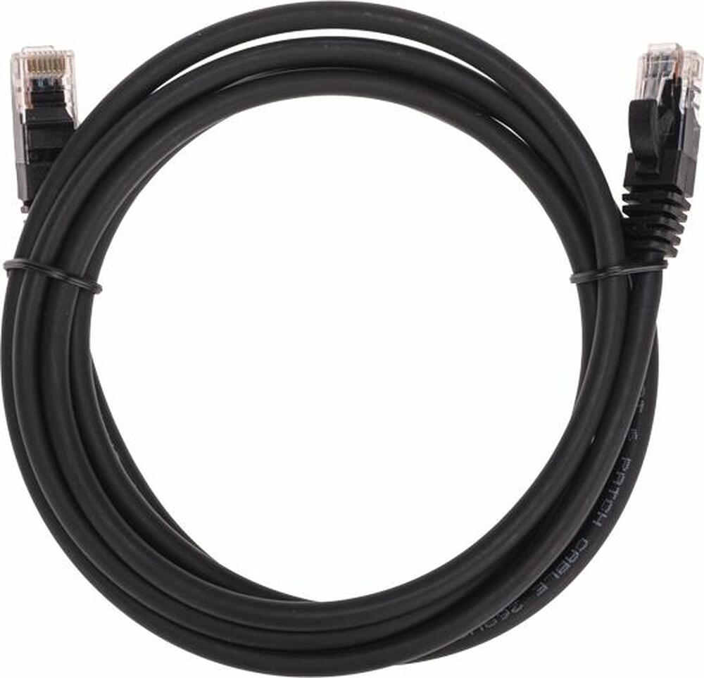 REXANT 02-0292-2 Патч-корд U/UTP, CAT 6, RJ45-RJ45, 26AWG, LSZH, черный, 2м REXANT