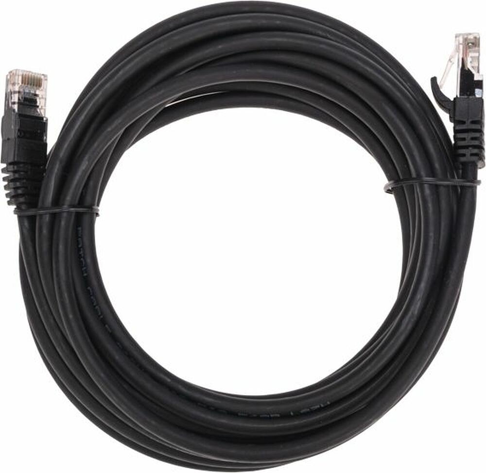 REXANT 02-0292-5 Патч-корд U/UTP, CAT 6, RJ45-RJ45, 26AWG, LSZH, черный, 5м REXANT