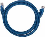 REXANT 02-0294-2 Патч-корд U/UTP, CAT 6, RJ45-RJ45, 26AWG, LSZH, синий, 2м REXANT