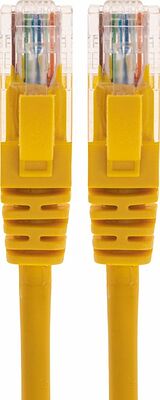 REXANT 02-0295-5 Патч-корд U/UTP, CAT 6, RJ45-RJ45, 26AWG, LSZH, желтый, 5м REXANT