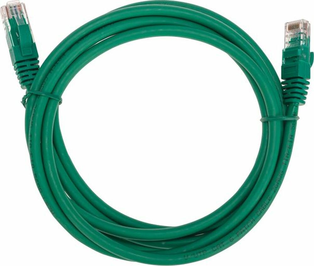 REXANT 02-0296-2 Патч-корд U/UTP, CAT 6, RJ45-RJ45, 26AWG, LSZH, зеленый, 2м REXANT