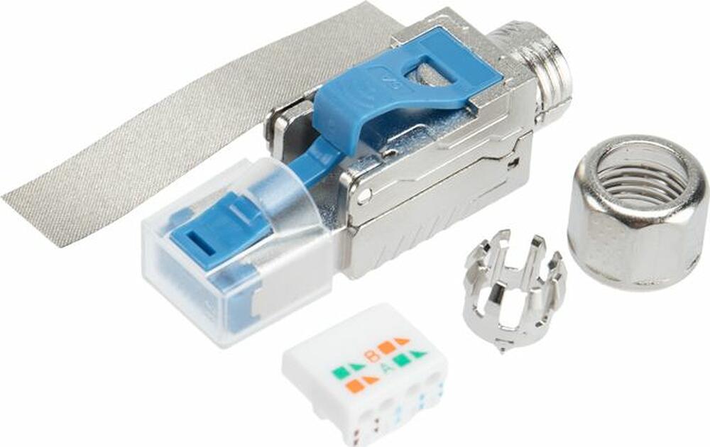 REXANT 02-0373 Разъем RJ-45(8P8C) полевой заделки под витую пару, FTP, CAT 6А (50 µ quot;/ 50 микродюймов) серия PRO REXANT