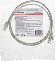 REXANT 02-0380-1 Патч-корд U/UTP, CAT 6A (10G), RJ45-RJ45, 28AWG, LSZH, серый, 1м REXANT