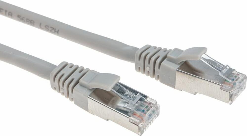 REXANT 02-0390-10 Патч-корд S/FTP, CAT 6A (10G), RJ45-RJ45, 28AWG, LSZH, серый, 10м REXANT