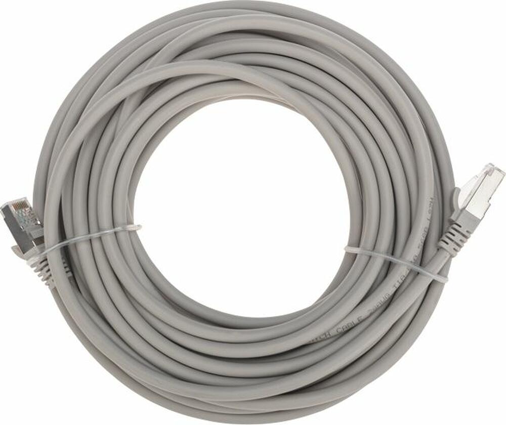 REXANT 02-0390-10 Патч-корд S/FTP, CAT 6A (10G), RJ45-RJ45, 28AWG, LSZH, серый, 10м REXANT