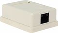 REXANT 03-0121 Рoзетка компьютерная внешняя 1-порт, UTP RJ-45 (8P8C), CAT 5e REXANT