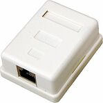 REXANT 03-0122 Розетка компьютерная внешняя 1-порт FTP RJ-45 (8P8C), CAT 5e REXANT
