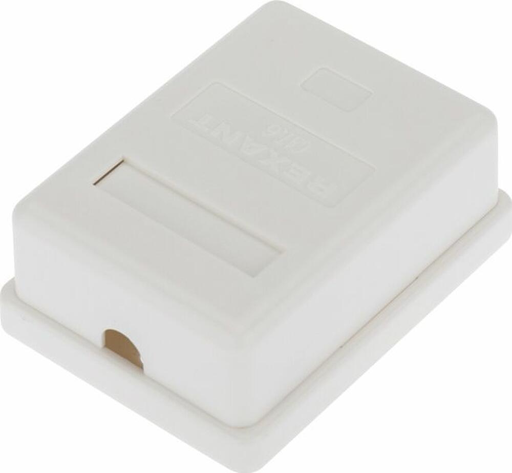 REXANT 03-0132 Розетка компьютерная внешняя, 1-порт RJ-45 (8P8C), UTP CAT 6 REXANT