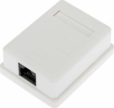 REXANT 03-0132 Розетка компьютерная внешняя, 1-порт RJ-45 (8P8C), UTP CAT 6 REXANT