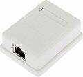 REXANT 03-0142 Розетка компьютерная внешняя, 1-порт FTP RJ-45 (8P8C), CAT 6 REXANT