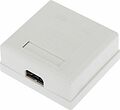 REXANT 03-0146 Розетка компьютерная внешняя, 2-порта FTP RJ-45 (8P8C), CAT 6 REXANT