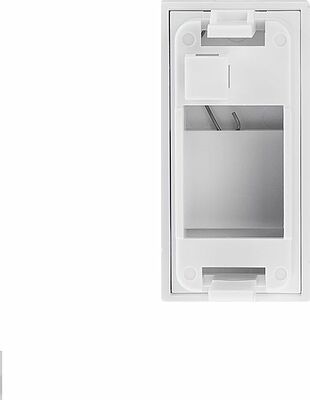 REXANT 03-0260 Вставка Mosaic 22,5x45, на 1 порт со шторкой 