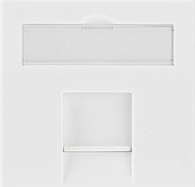 REXANT 03-0261 Вставка Mosaic 45x45, на 1 порт со шторкой 