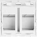 REXANT 03-0262 Вставка Mosaic 45x45, на 2 порта со шторкой 